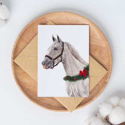 Christmas Horse Greeting Card - Mix & Match Sale (Buy 4 for $20)