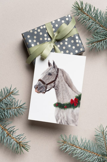 Christmas Horse Greeting Card - Mix & Match Sale (Buy 4 for $20)