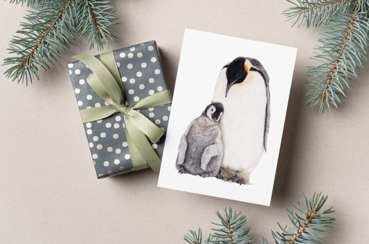 Penguins Greeting Card - Mix & Match Sale (Buy 4 for $20)